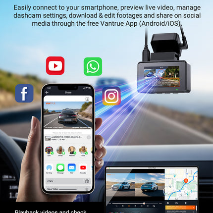 <tc>Vantrue E2 Pro Cloud 4K Wifi GPS dashcam</tc>