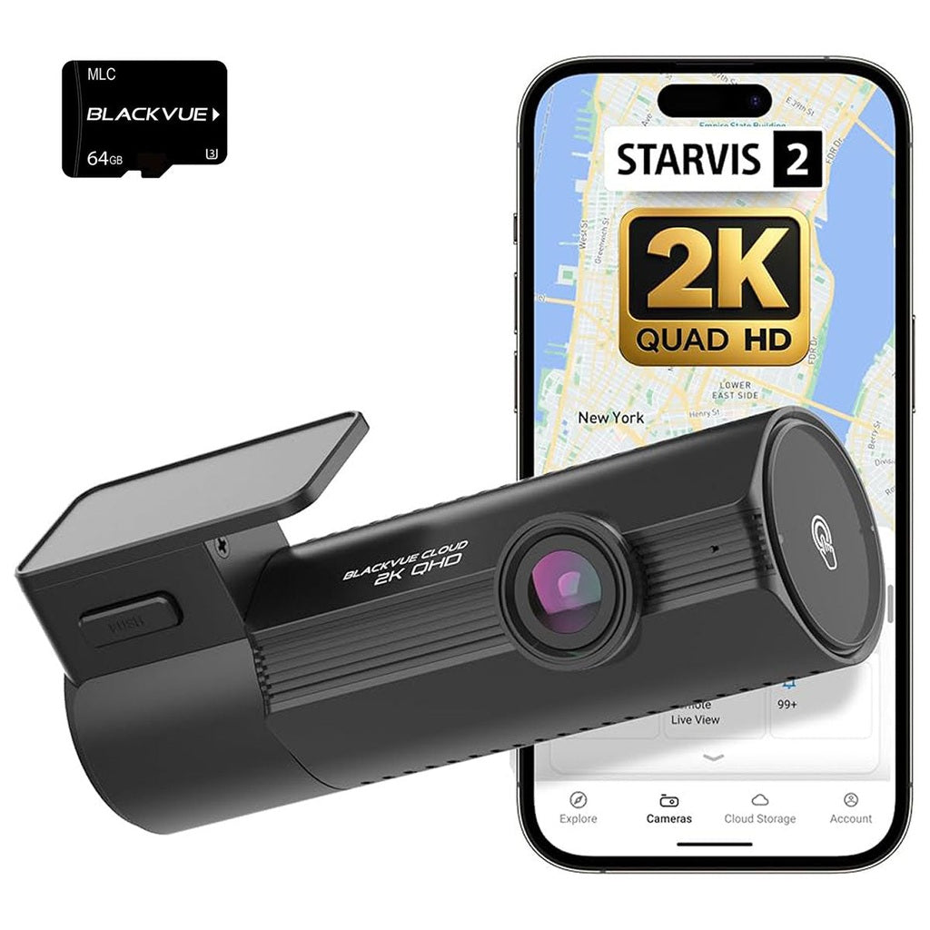 BlackVue Elite 8 1CH 2K Cloud Wifi GPS 64 Go