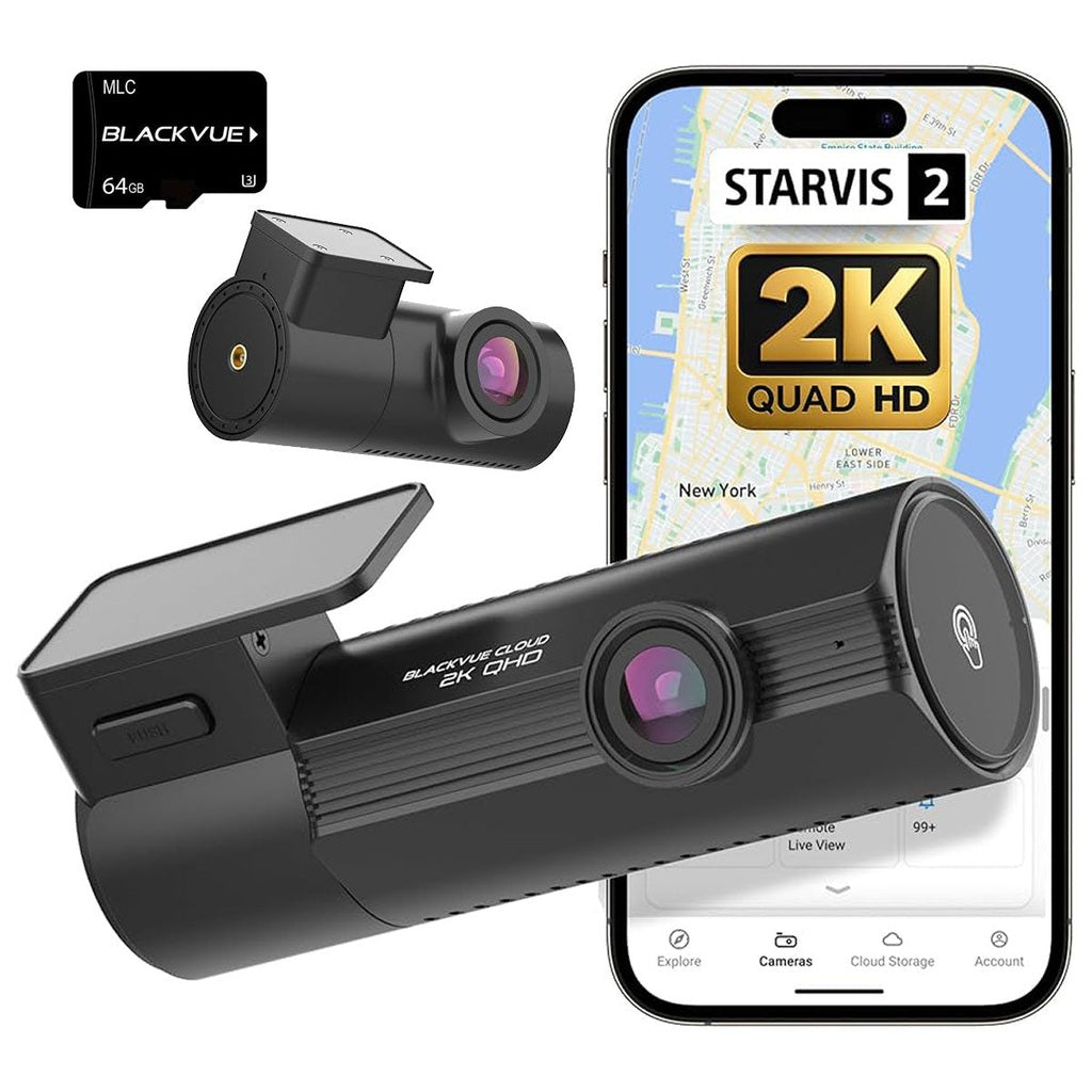 BlackVue Elite 8 2CH 2K Cloud Wifi GPS 64 Go