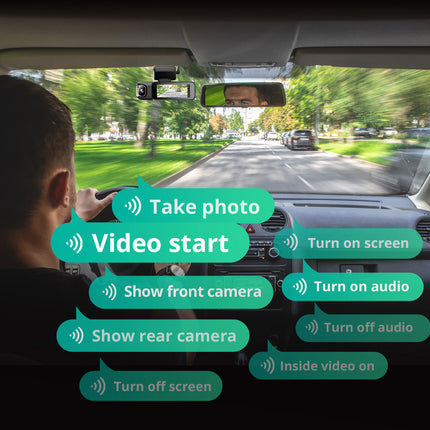 Botslab G980H Pro 3CH 4K Wifi GPS 128 Go dashcam