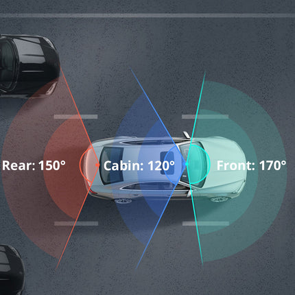 Botslab G980H Pro 3CH 4K Wifi GPS 128 Go dashcam