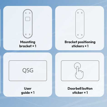 Botslab R810 5MP panoramique 180 degrés sonnette avec caméra