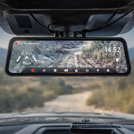 Wolfbox G900 Tripro cabin 3CH 4K Wifi GPS 256 go Mirror dashcam