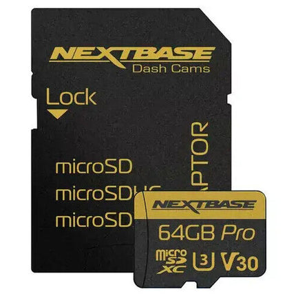 Carte Micro SD Nextbase 64 Go U3 V30