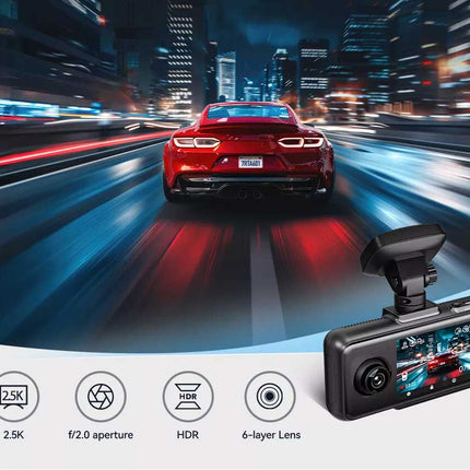 <tc>Redtiger A6 3CH 2K Touch Wifi GPS 64 go dashcam</tc>