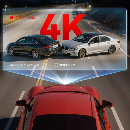 Redtiger F11 4K 1CH Wifi 32 Go dashcam