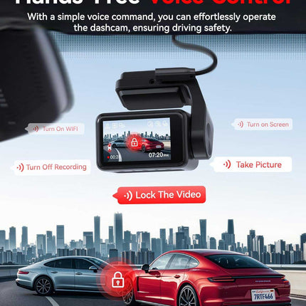 <tc>Redtiger F4 Pro 2CH 4K Touch Wifi GPS 128 go dashcam</tc>