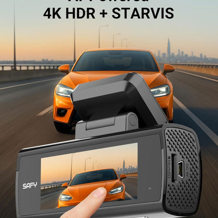 SAFY9 2CH 4K Wifi GPS 64 Go dashcam