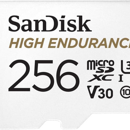 <tc>Sandisk 256 Go High Endurance U3 V30, carte microSD</tc>
