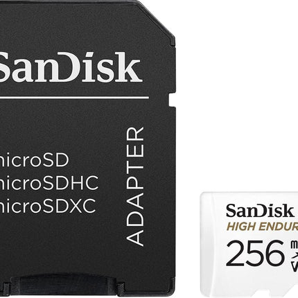 <tc>Sandisk 256 Go High Endurance U3 V30, carte microSD</tc>