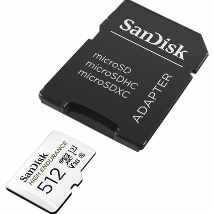 <tc>Sandisk 512 Go, carte microSD High Endurance U3 V30</tc>