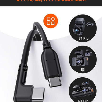 Vantrue N4 Pro / N4S : câble de 9 mètres pour caméra arrière