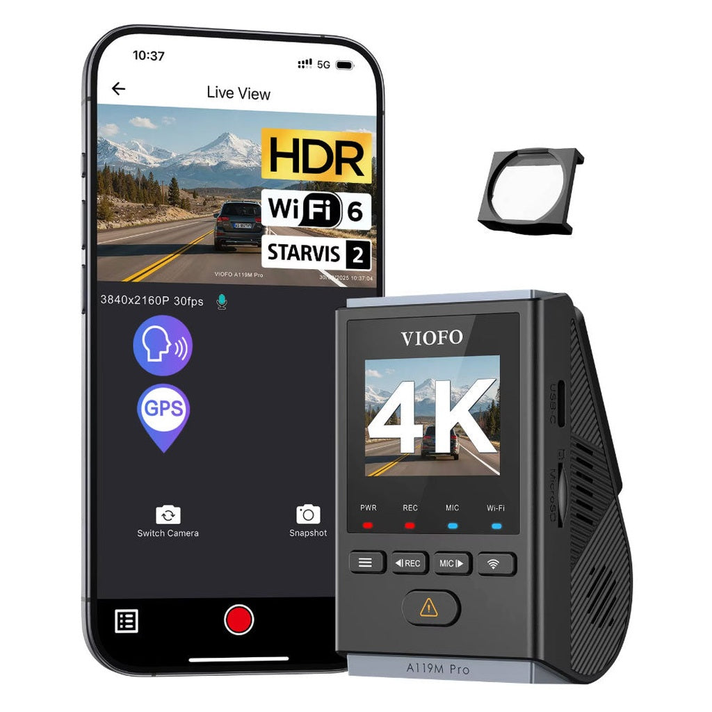 <tc>Viofo A119M Pro 4K Wifi GPS dashcam</tc>