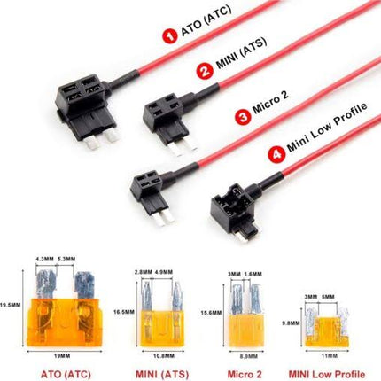 Viofo HK4 kit hardwire USB-C 3 fils