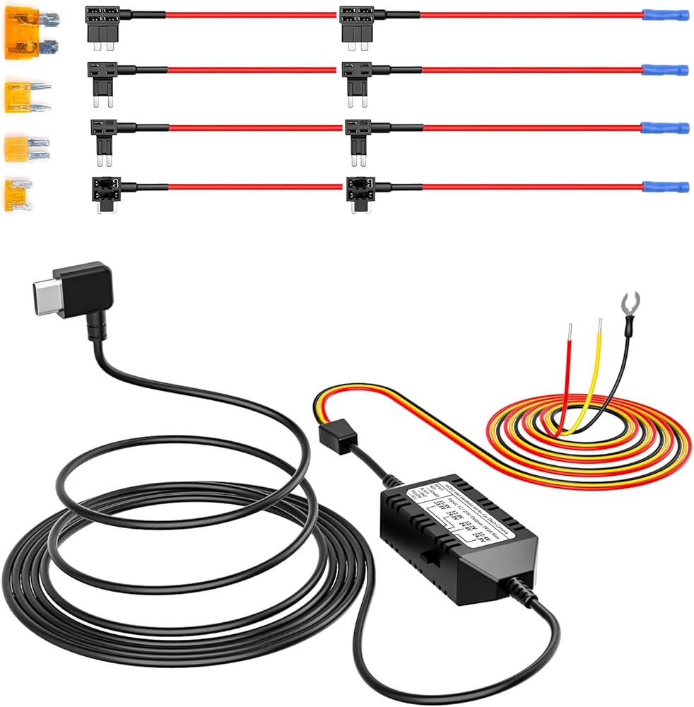 Viofo HK4 kit hardwire USB-C 3 fils