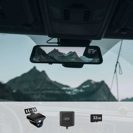 <tc>Wolfbox G840H 2K Wifi GPS 32 go Mirror dashcam</tc>