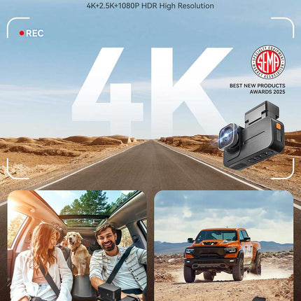 <tc>Wolfbox X5 Touch 3CH 4K Wifi GPS 128 go dashcam</tc>