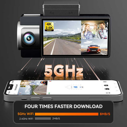 <tc>Wolfbox i17 3CH 4K Wifi GPS 64 go dashcam</tc>