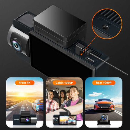 <tc>Wolfbox i17 3CH 4K Wifi GPS 64 go dashcam</tc>