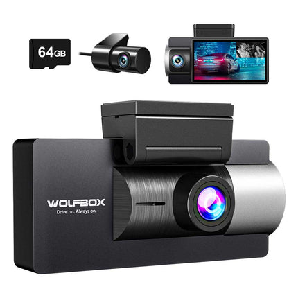 <tc>Wolfbox i17 3CH 4K Wifi GPS 64 go dashcam</tc>