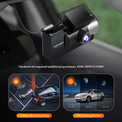 <tc>Wolfbox i17 3CH 4K Wifi GPS 64 go dashcam</tc>