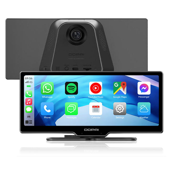 DDPai M5S 2K Wifi Bluetooth Carplay dashcam et moniteur