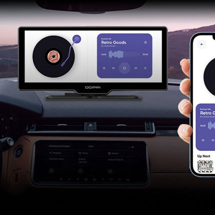 DDPai M5S 2K Wifi Bluetooth Carplay dashcam et moniteur