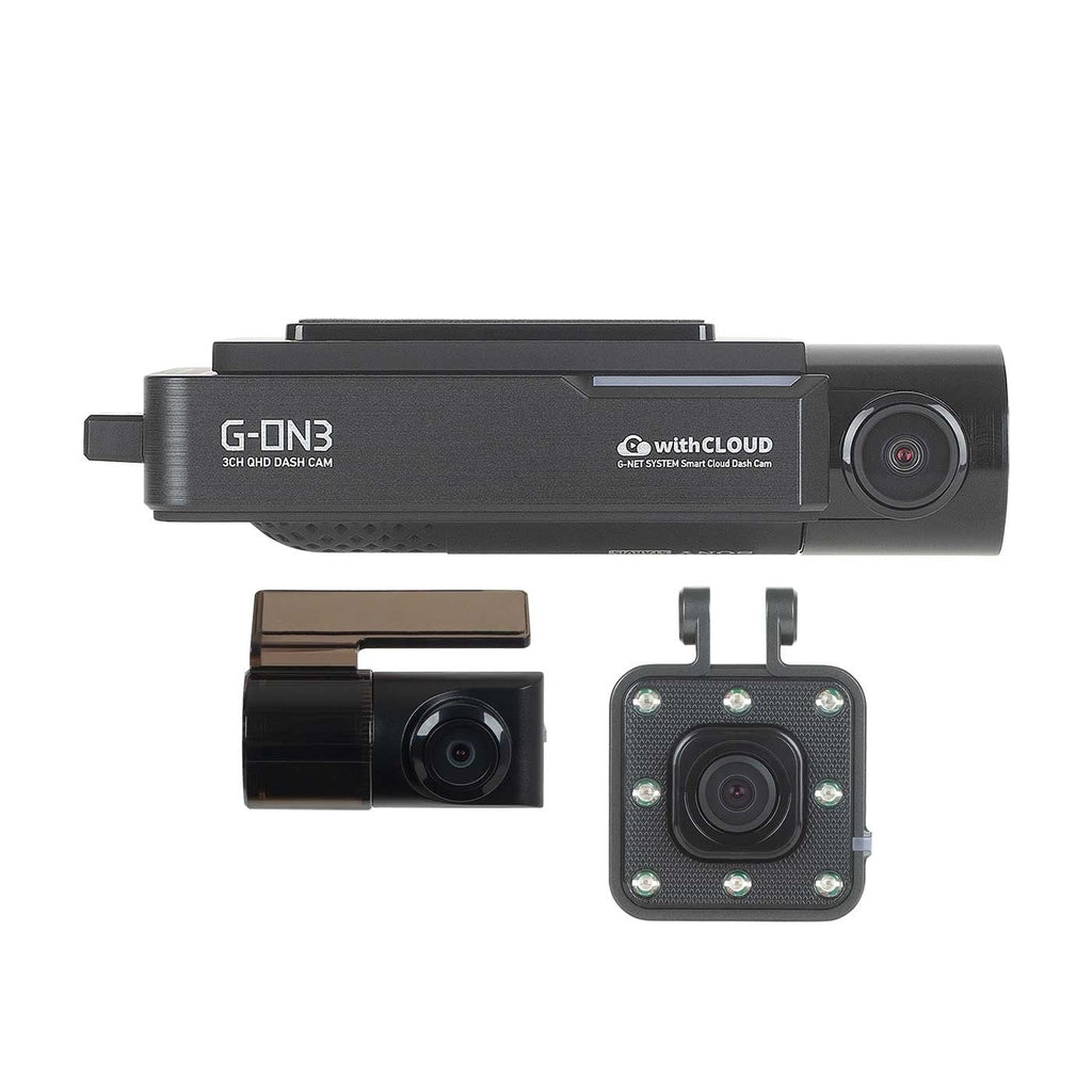 Gnet G-ON3 3CH QuadHD Cloud Wifi GPS 128 Go dashcam