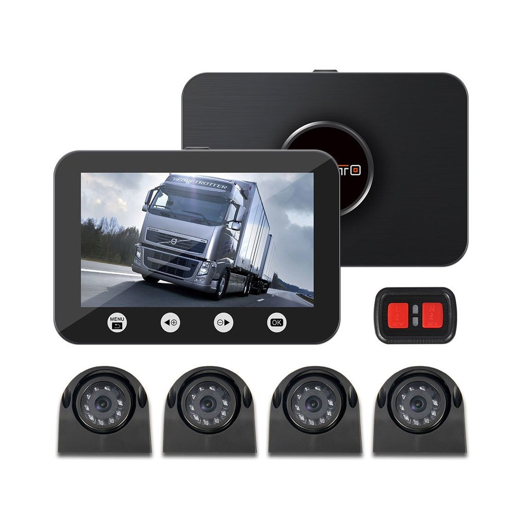 Motocam C4.3 4CH VGA dashcam pour camion