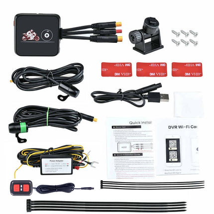 Motocam E6L 2CH Dual Wifi dashcam pour moto