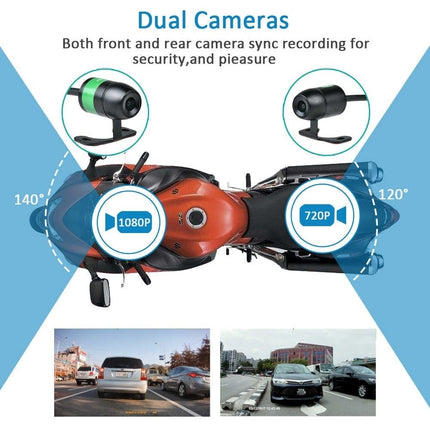 Motocam E6L 2CH Dual Wifi dashcam pour moto