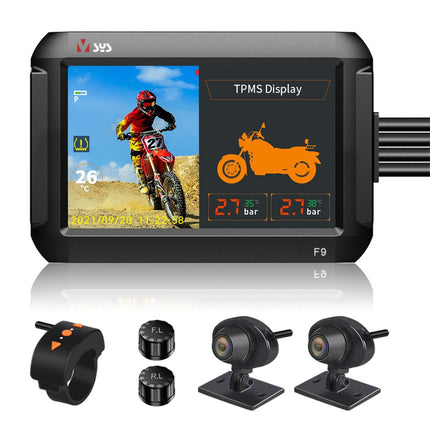 Motocam F9 Wifi GPS 2CH dashcam pour moto