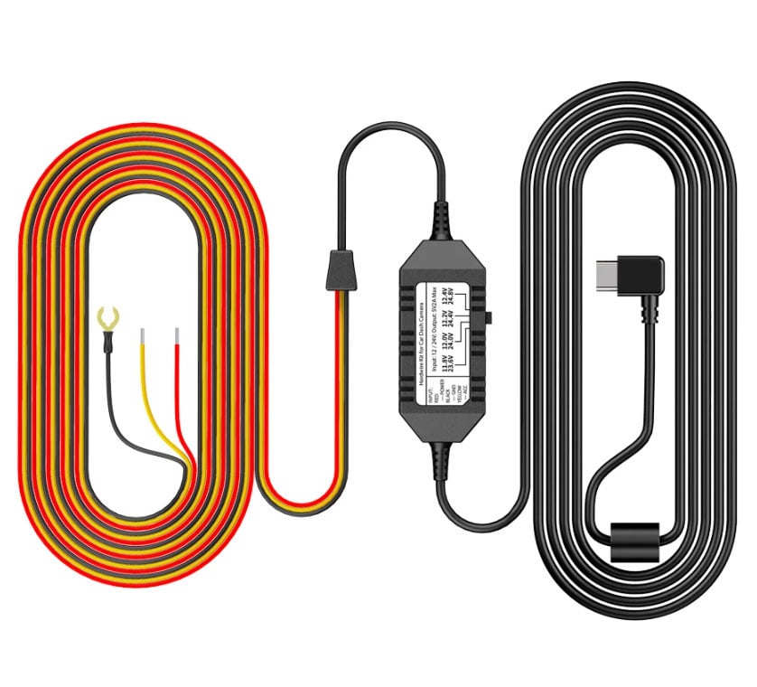 Viofo HK4 kit hardwire USB-C 3 fils